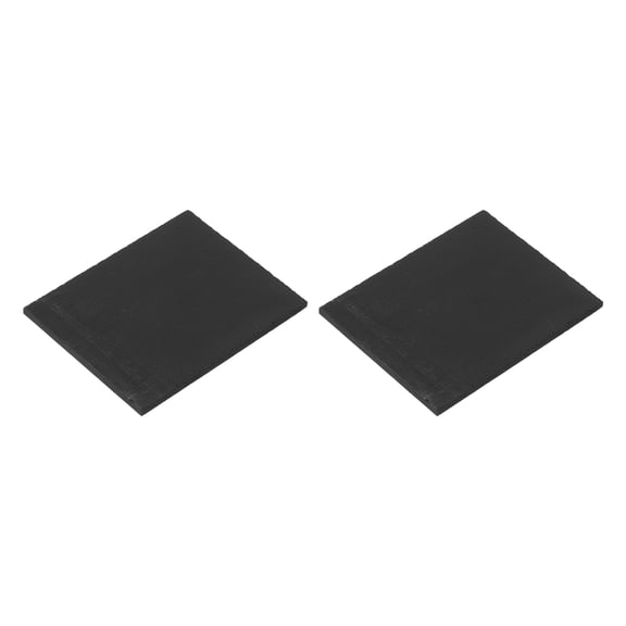Rectangle Graphite Block Disk Ingot High Purity Graphite Electrode Plate Sheet 50x40x2mm for Melting Casting Electrolysis, Pack of 2
