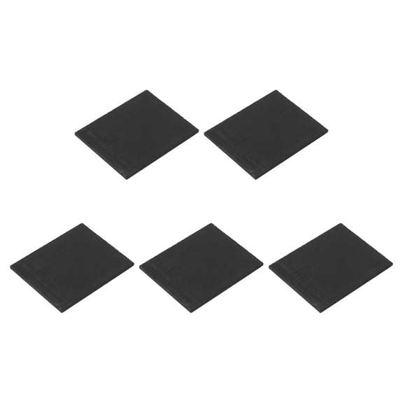 Rectangle Graphite Block Disk Ingot High Purity Graphite Electrode Plate Sheet 50x40x2mm for Melting Casting Electrolysis, Pack of 5