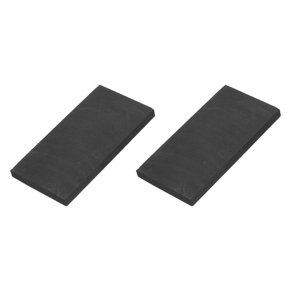 Rectangle Graphite Block Disk Ingot High Purity Graphite Electrode Plate Sheet 67x35x5mm for Melting Casting Electrolysis, Pack of 2