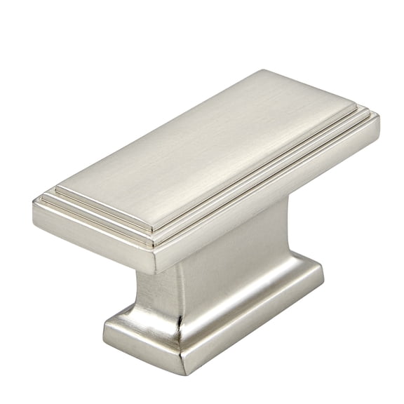 Rectangle Knobs - 10 Pack / 1.8 Inch(45mm) /brushed Nickel For Cabinetsniture Kitchen Farmhouse And Drawer Pulls Bathroom Vanity Hardware