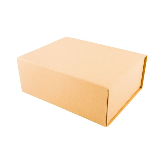 Rectangle Kraft Paper Large Tic Tac Box - Magnetic - 10 1/2" x 8" x 4" - 10 count box