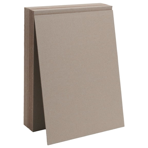 Rectangle Kraft Papers Chip Boards Binders Boards Bookbinding Supplies for Book Binding Light Grey 286x210x2mm DIY