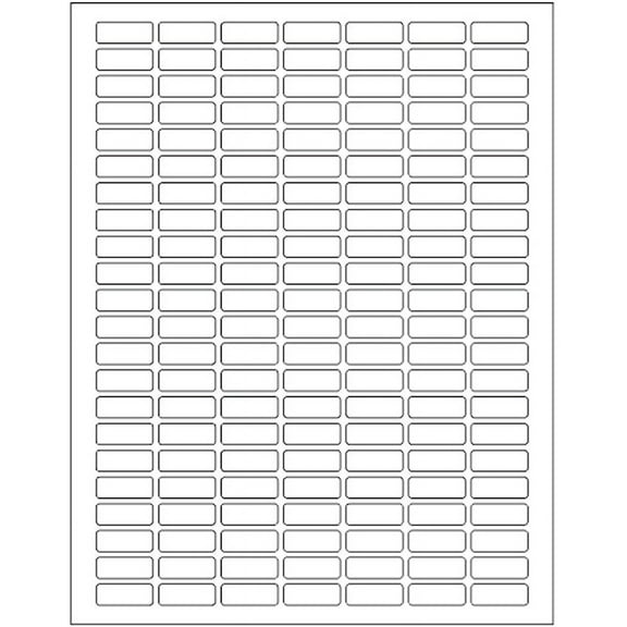 Rectangle Labels Clear Matte Finish 1" x 0.375" -824 Pack Includes Bonus Red Label Stickers - Clear Retail Package Seals by General