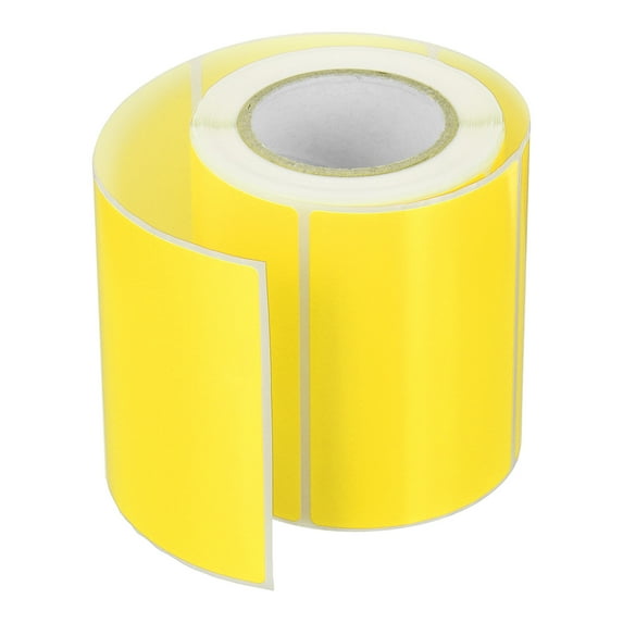 Rectangle Labels Sticker Self-Adhesive Color Coding Labels for Office Use Yellow
