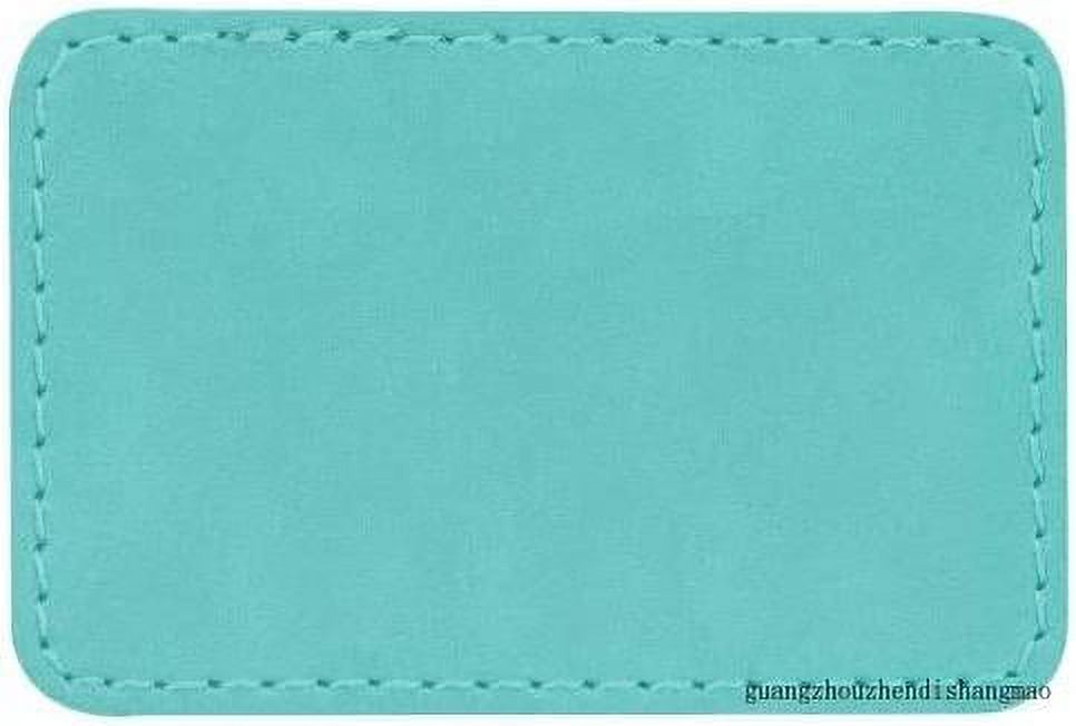 10 Pack Rectangle Laserable Leatherette Patches With Adhesive - 3.5" X 2.5" Purple Faux Leather Hat Patches For Glowforge - View #5