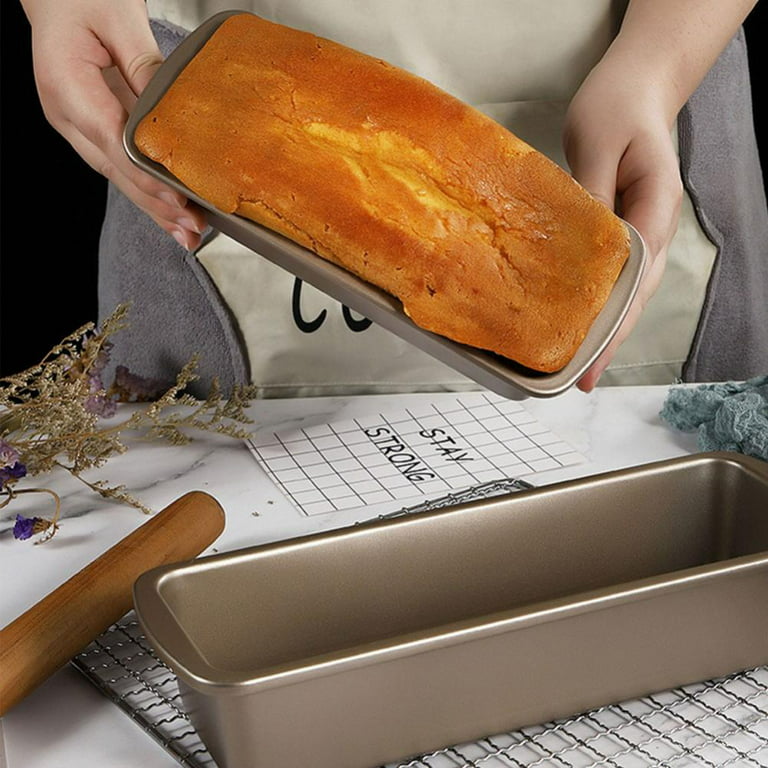 4 Pack Mini Loaf Pans, Non-Stick Baking Bread Pan, Carbon Steel Bakeware