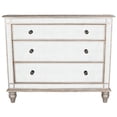 thumbnail image 1 of Rectangle Mirrored Three Drawer Console Storage Chest, 1 of 4