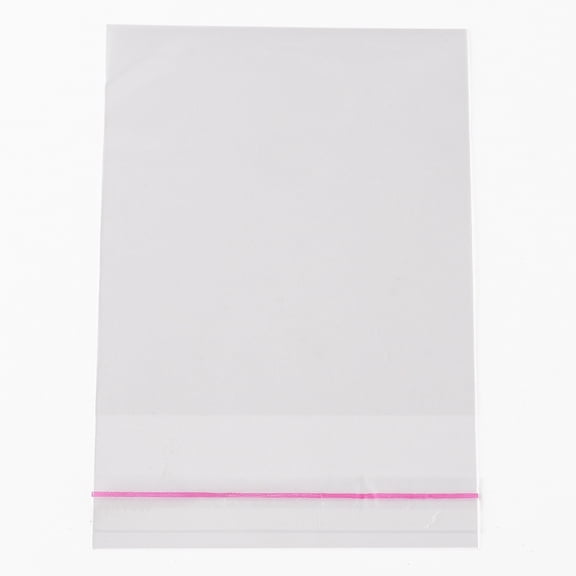 Rectangle OPP Cellophane Bags Clear 12x8x0.02cm Inner Measure: 9x8cm 1000pcs