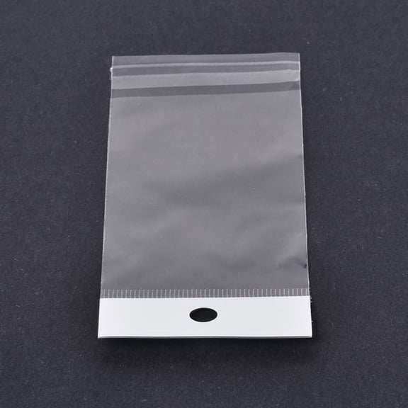 Rectangle OPP Clear Plastic Bags Clear 9x6cm 100pcs/bag
