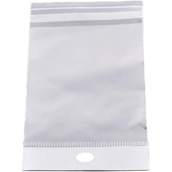 Rectangle OPP Clear Plastic Bags Clear 9x6cm about 100pcs/bag