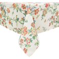 thumbnail image 1 of Rectangle Orange Blossom Floral Print Tablecloth Waterproof Table Cloth for Dinning Room 60 Inch by 84 Inch, 1 of 6