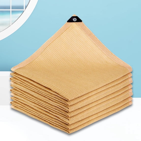 Rectangle Outdoor Sun Shade Sail, High Density Polyethylene Fabric, UV Protection Breathable Sun Awning, Stainless Steel O-Rings Easy to Install, for Pool Patio Garden Backyard BBQ