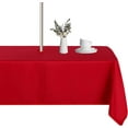 thumbnail image 1 of Rectangle Outdoor Tablecloth with Umbrella Hole and Zipper, 60x102 Inch Red, Washable Waterproof Table Cloth Spill Proof Wrinkle Free Table Cover for Patio Spring Summer Picnic, 1 of 6