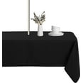 thumbnail image 1 of Rectangle Outdoor Tablecloth with Umbrella Hole and Zipper, 60x84 Inch Black, Washable Waterproof Table Cloth Spill Proof Wrinkle Free Table Cover for Patio Spring Summer Picnic, 1 of 6