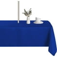 thumbnail image 1 of Rectangle Outdoor Tablecloth with Umbrella Hole and Zipper, 60x84 Inch Blue, Washable Waterproof Table Cloth Spill Proof Wrinkle Free Table Cover for Patio Spring Summer Picnic, 1 of 6