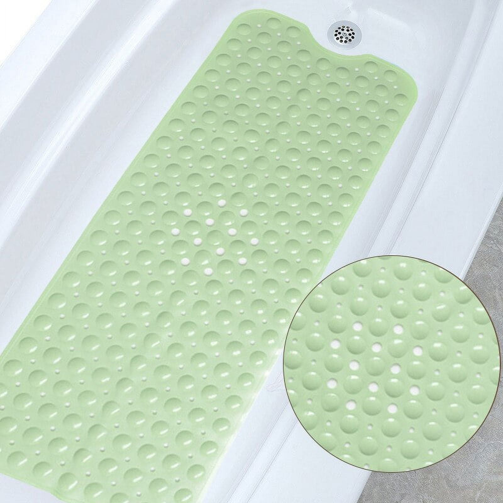 Rectangle PVC Anti-skid Bath Mats Soft Shower Bathroom Massage Mat Suction Cup Non-slip Bathtub Carpet Large Size Bath Rugs