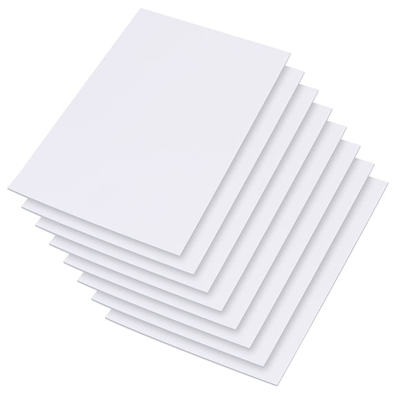 Rectangle PVC Foam Board Craft Foam White 300x199.5x3mm diy