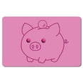 thumbnail image 1 of Rectangle PVC Plastic Waterproof Card Stickers Self-adhesion Card Skin for Bank Card Decor Pig 186x137mm, 1 of 6