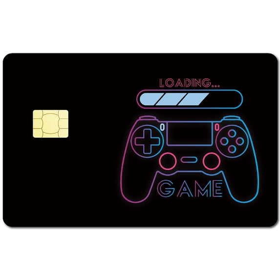 Rectangle PVC Plastic Waterproof Card Stickers Self-adhesion Card Skin for Bank Card Decor Playing Theme 186x137mm