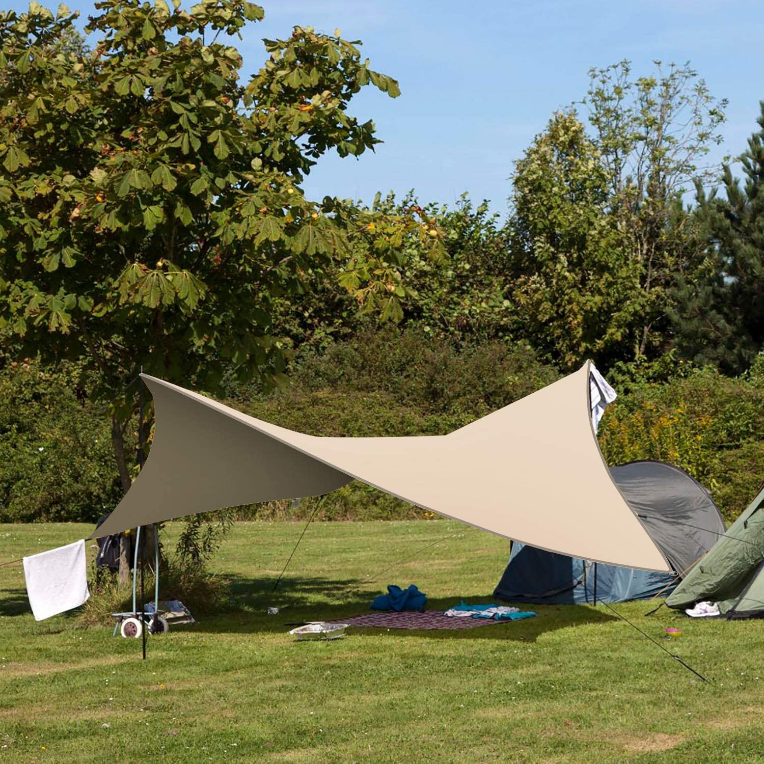 【限定品】T no T x TARP to TARP Valo Shade Shady Lightweight Vinyl Coated Hexagonal Tarp – Blackdeer