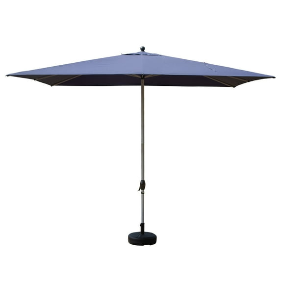 Rectangle Patio Umbrella with Crank Lift (Base not included)