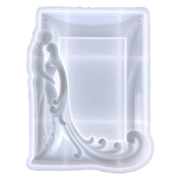 Rectangle Photo Frame Silicone Mould DIY Handmade Craft Decorative Desktop Ornament Couple Crystal Epoxy Resin Mold