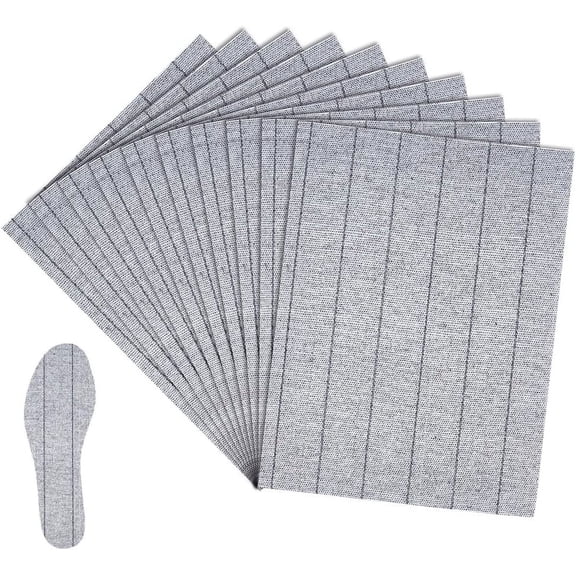 Rectangle Polyester Insole Cloth Shoe Decoration Gray 220x280x1.5mm Material Polyester
