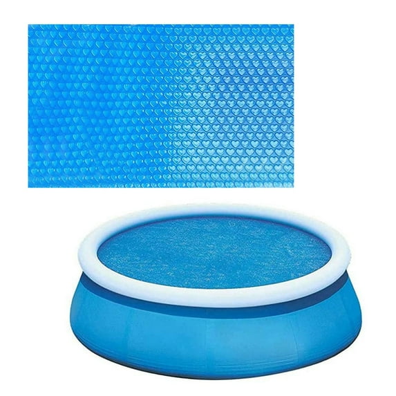 Rectangle Pool Cover, Easy Set Up Rectangle Inflatable Swimming Pool Cover Dustproof Pools Protector, Fits 9.8ft X 6.5ft Frame Pool and Solar Pool Cover for Garden Outdoor Pools Cover(5ft X 6.5ft)