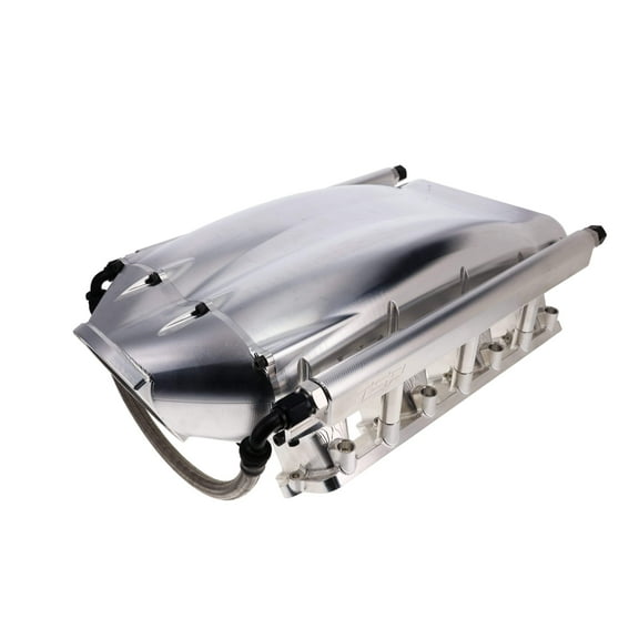 Rectangle Port Billet Aluminum Low-Rise Intake Manifold for GM LS - Natural