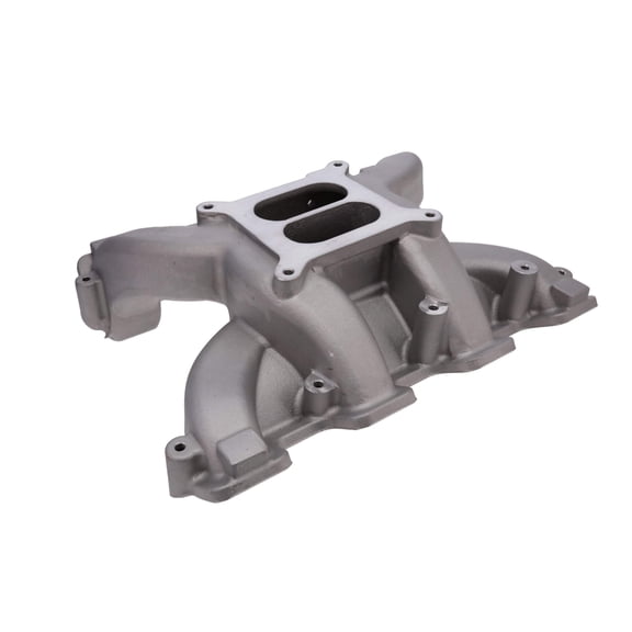 Rectangle Port Dual Plane Aluminum Intake Manifold for GM LS - Satin