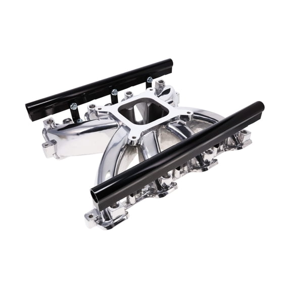 Rectangle Port EFI Single Plane Aluminum Intake Manifold for GM LS Polished