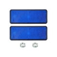 thumbnail image 1 of 2 Pcs Rectangle Rear Reflectors, Safety Reflective Warning Reflector Blue, 1 of 7