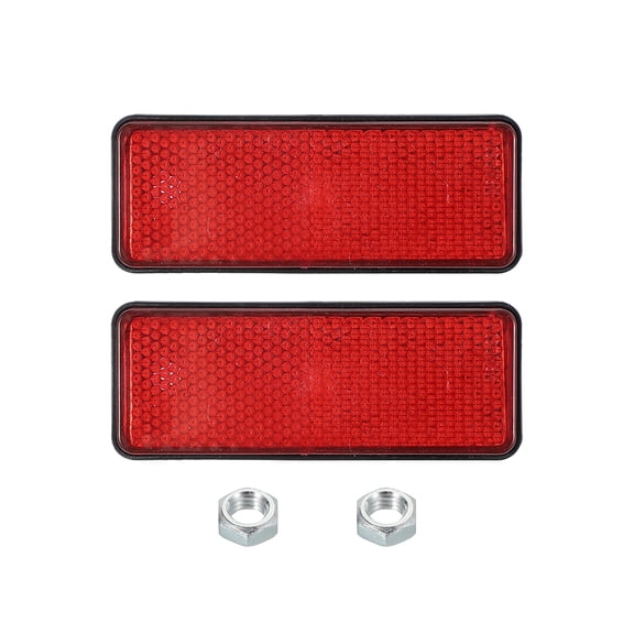 Rectangle Rear Reflectors, Safety Reflective Warning Reflector Red