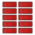 thumbnail image 1 of Rectangle Rear Reflectors, Safety Reflective Warning Reflector Red, 1 of 7