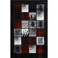 thumbnail image 1 of Rectangle Rita Black Shag 2 ft. x 3 ft. Scatter Area Rug for Entryway, Living Room, Dinning Room, etc., 1 of 7