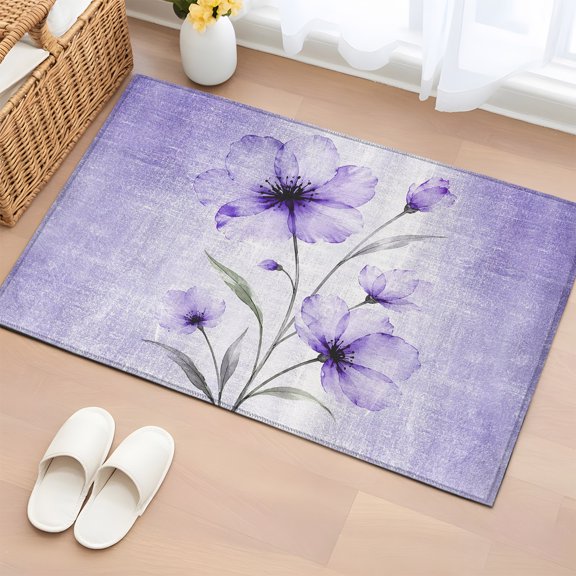 Rectangle Rug 2x3ft Area Rug, Area Rugs for Living Room Bedroom, Floor Mat Non-Slip Non-Shedding Carpet Indoor Accent Rugs