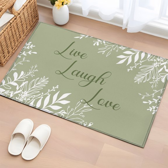 Rectangle Rug 2x3ft Area Rug, Area Rugs for Living Room Bedroom, Floor Mat Non-Slip Non-Shedding Carpet Indoor Accent Rugs