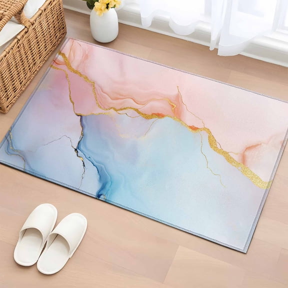 Round Area Rug for Living Room Bedroom, Abstract Arrows Wash and Dry Round Rugs Non-slip Washable Floor Carpet, Laundry Art Quote Soft Circle Rug 3ft