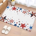 thumbnail image 1 of Rectangle Rug 2x3ft Area Rug, USA Flag Red Blue Star Area Rugs for Living Room Bedroom, American Independence Day Theme Floor Mat Non-Slip Non-Shedding Carpet Indoor Accent Rugs, 1 of 9