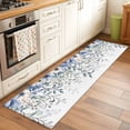 thumbnail image 1 of Rectangle Rug 2x6Ft Pastoral Eucalyptus Blossom Floral Soft Indoor Throw Rugs Carpets for Living Dining Bedroom Kids Room Non-Slip Playroom Crawl Rug Floor Mats Watercolor Wild Flower, 1 of 9