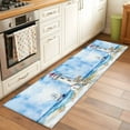 thumbnail image 1 of Rectangle Rug 2x6Ft Retro Coastal Seaside Landscape Soft Indoor Throw Rugs Carpets for Living Dining Bedroom Kids Room Non-Slip Playroom Crawl Rug Floor Mats Beach Lighthouse Sailboat, 1 of 9