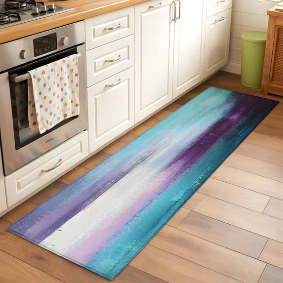 Rectangle Rug 2x6Ft Soft Indoor Throw Rugs Carpets for Living Dining Bedroom Kids Room Non-Slip Playroom Crawl Rug Floor Mats
