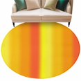thumbnail image 1 of Rectangle Rug 5ft Area Rug, Ombre Orange Blue Stripe Area Rugs for Living Room Bedroom, Abstract Minimalist Style Floor Mat Non-Slip Non-Shedding Carpet Indoor Accent Rugs, 1 of 9