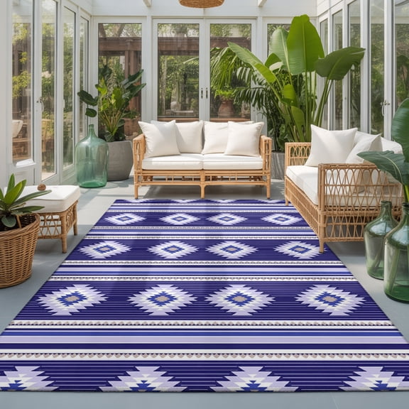 Rectangle Rug 5x7ft Area Rug, Area Rugs for Living Room Bedroom, Floor Mat Non-Slip Non-Shedding Carpet Indoor Accent Rugs