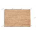 thumbnail image 1 of Rectangle Rug Natural Jute Rug Hand Braided Beige Color Area Rug, 1 of 5