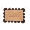 thumbnail image 1 of Rectangle Rug Natural Jute Rug Hand Braided Beige and Blue Color Area Rug, 1 of 5
