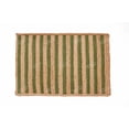 thumbnail image 1 of Rectangle Rug Natural Jute Rug Hand Braided Beige and Green Color Stripes Line Area Rug, 1 of 5