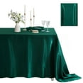 thumbnail image 1 of Rectangle Satin Tablecloth,Silkly Soft Solid Color Table Cover For Dining Room Wedding Party Banquet Supplies, 1 of 9
