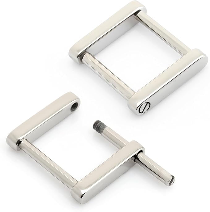 Rectangle Screw Rings Buckle Strap Connector Rectangular Shackle Screw ...