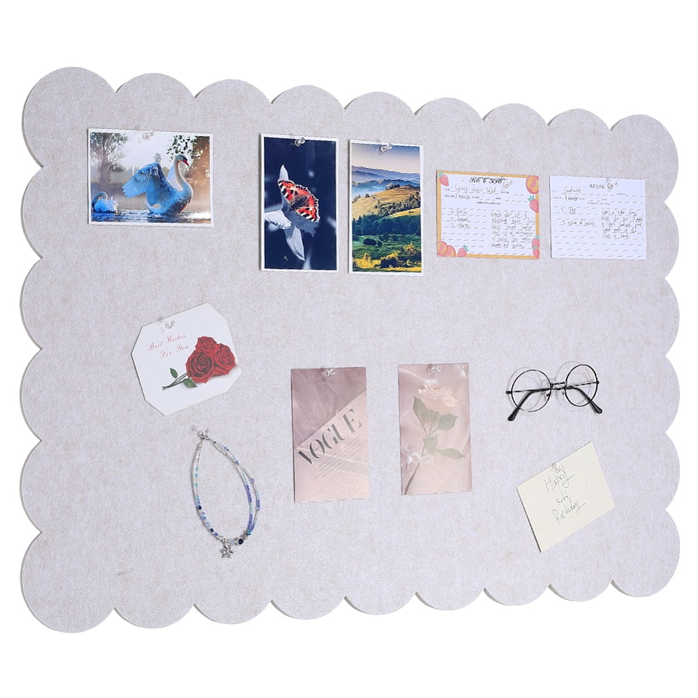Rectangle Self-Adhesive Felt Bulletin Board Wall Stickers for Wall Home Decoration with Pushpin Wheat 600x900x9mm diy